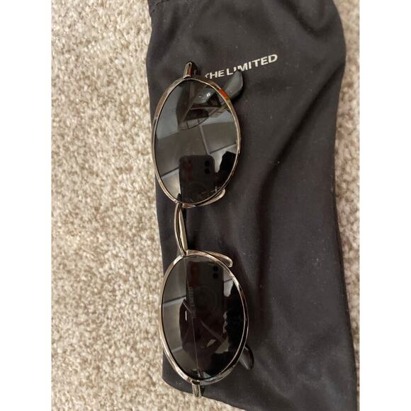 The Limited Vintage Silver Rimmed Round Sunglasses with Dust Bag - Picture 2 of 8